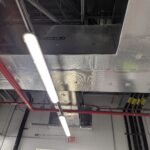 Figure 2: Indoor unit return ductwork with outside air connection via ducted louver. Courtesy: CDM Smith