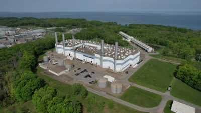 Figure 2: Luminant, a subsidiary of Vistra Corp., operates the Independence Power Plant in Oswego, New York, that has a generating capacity of 1,212 megawatts (1,212,000 kilowatts hours). Courtesy: EarthTronics