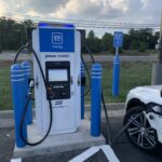 Figure 3: This Level 3 charger is properly protected from potential collisions by having bollards installed. Courtesy: CDM Smith