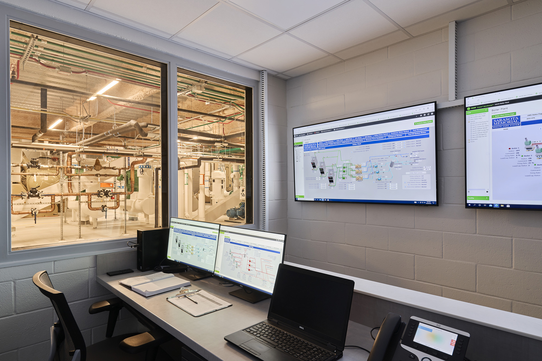 Figure 2: Tracking the performance of heating and cooling equipment using both historical and real-time data can help identify malfunctions or inefficiencies early on. Courtesy: Edward Caruso Photography