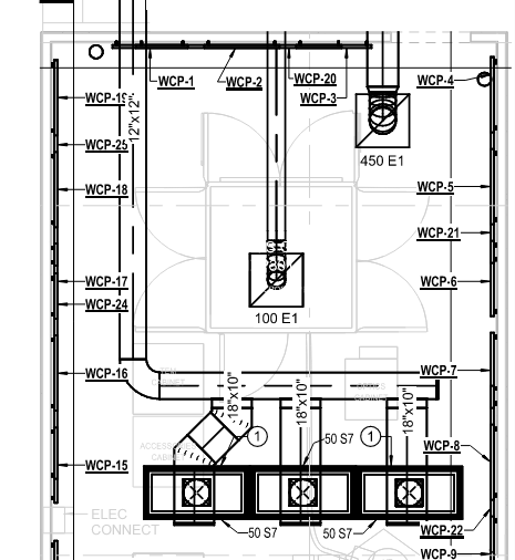 Figure 2: A cryo-EM room with ventilation and wall panel layout. Courtesy: Smith Seckman Reid