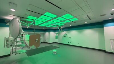 Figure 1: A new bi-plane neuro operating room at MaineHealth's Maine Medical Center. Courtesy: Fitzemeyer & Tocci Associates Inc.