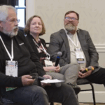 Notable CxEnergy presenters Al LaPera, Sarah Maston and Kevin Brown talk about building decarbonization. Courtesy: CxEnergy