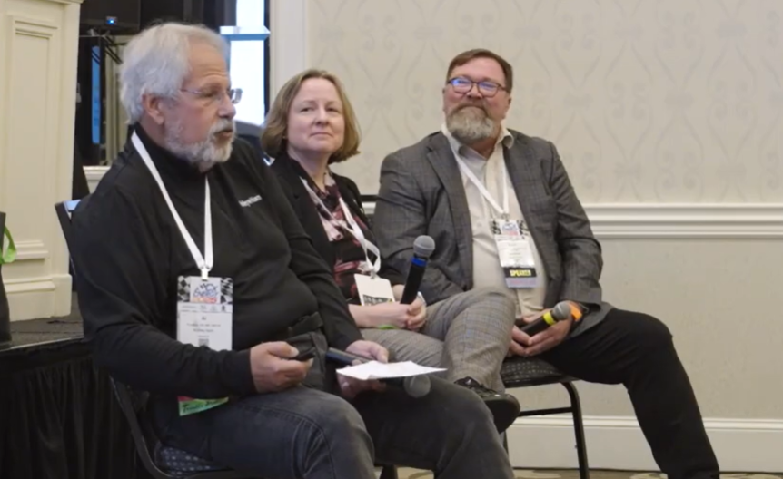 Notable CxEnergy presenters Al LaPera, Sarah Maston and Kevin Brown talk about building decarbonization. Courtesy: CxEnergy