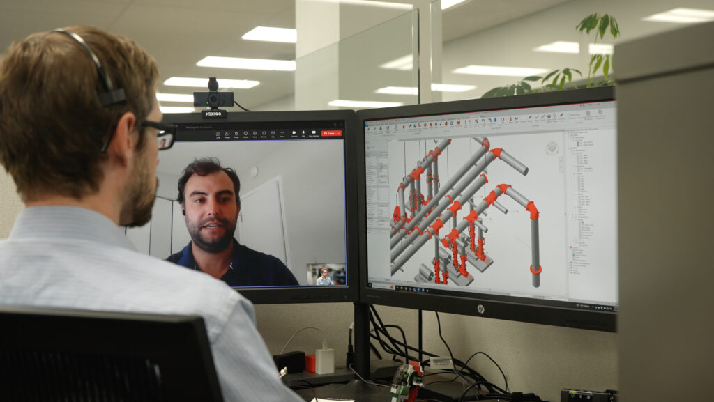 Figure 2: Virtual design and coordination allow engineers to optimize material quantities and eliminate field changes that generate waste. Courtesy: Victaulic