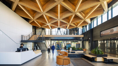 Orange County Sanitation District lobby. Courtesy: HDR