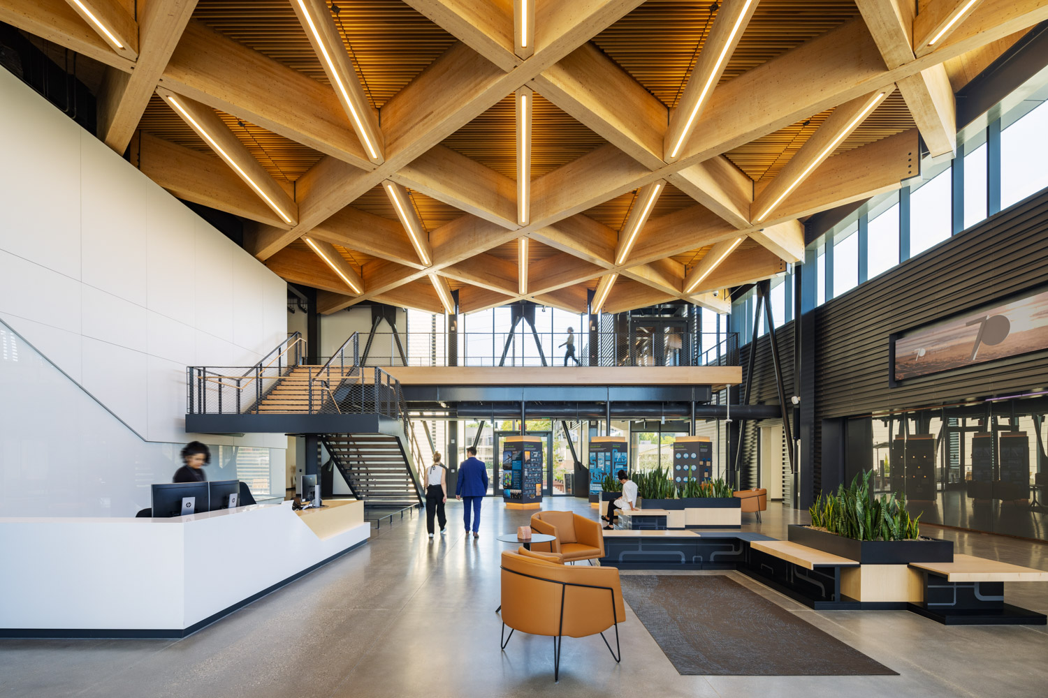 Orange County Sanitation District lobby. Courtesy: HDR