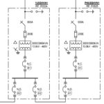 Figure 4: Example of single-ended secondary unit substation arrangement with secondary bus ties for partial redundancy. Courtesy: CannonDesign