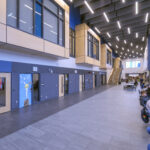 Walled Lake Consolidated Schools Western High School Learning Commons. Courtesy: Peter Basso Associates Inc.
