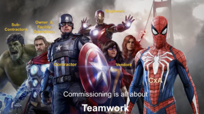 It takes a village to properly commission a data center. Courtesy: CxEnergy