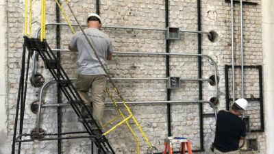 Figure 1: Survivable cable assembly for a UL 2196 fire test. Courtesy: Radix Wire & Cable