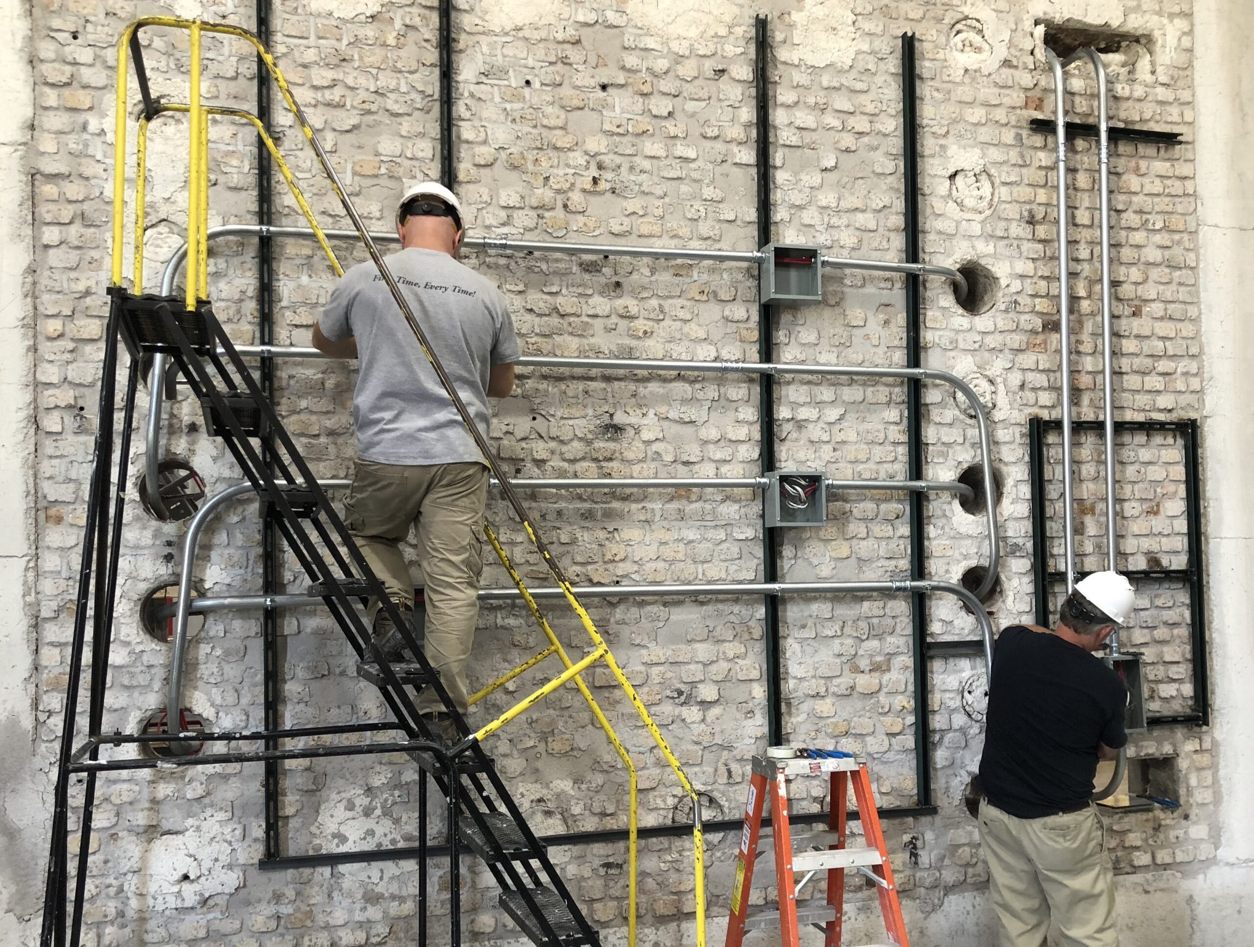 Figure 1: Survivable cable assembly for a UL 2196 fire test. Courtesy: Radix Wire & Cable