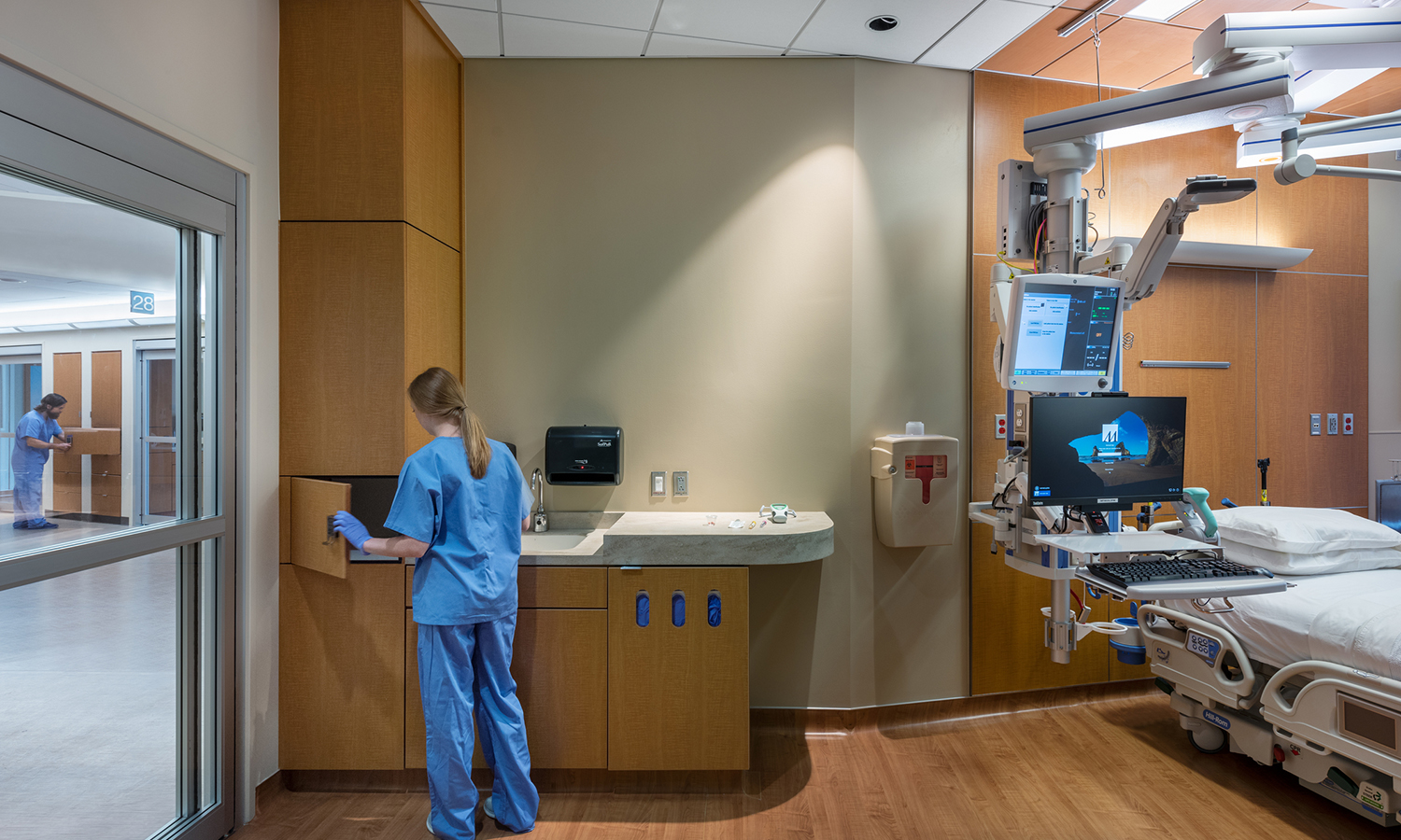 Figure 2: Lighting controls should be optimized for each user group by identifying the most intuitive and accessible locations. Courtesy: Chuck Choi, Affiliated Engineers Inc.