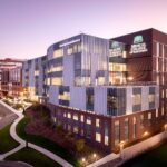 Figure 1: The Medical College of Wisconsin Center for Cancer Discovery building was designed by CannonDesign, built by Mortenson Construction and completed in the summer of 2025. Courtesy: CannonDesign