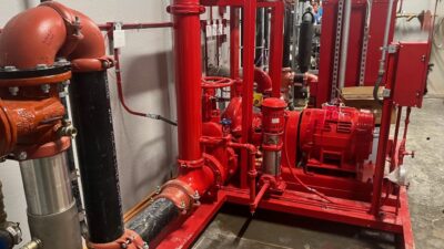 Figure 2: Typical fire pump assembly. Courtesy: Stantec
