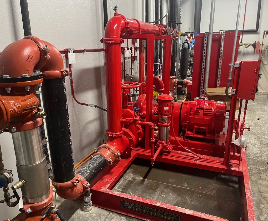 Figure 2: Typical fire pump assembly. Courtesy: Stantec