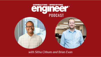 Brian Evan, PE, and Sitha Chhum, PE, Wold Architects & Engineers