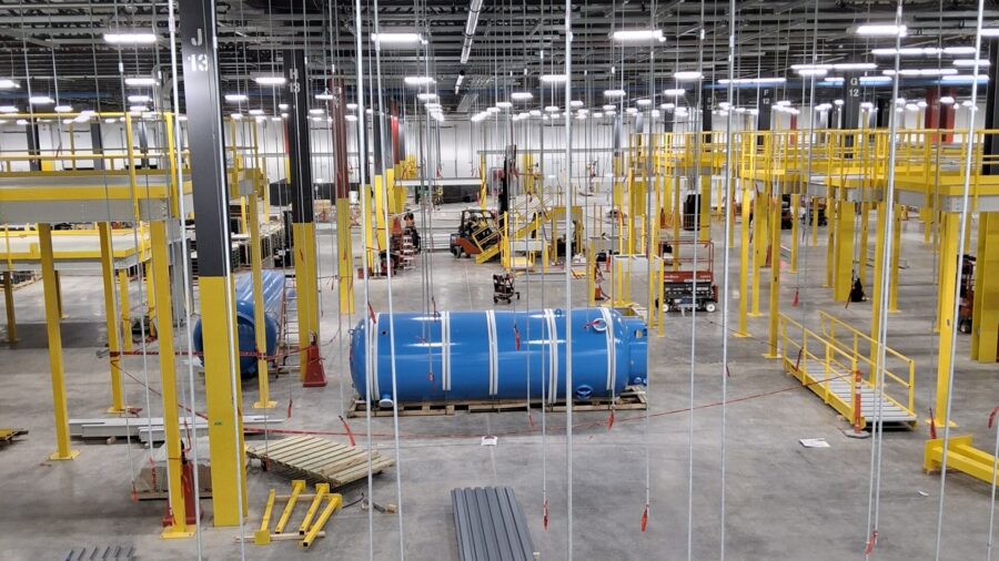 Figure 1: Project Eagle, a 650,000-square-foot sorting facility for a large online retailer. Courtesy: Jordan & Skala Engineers Inc.
