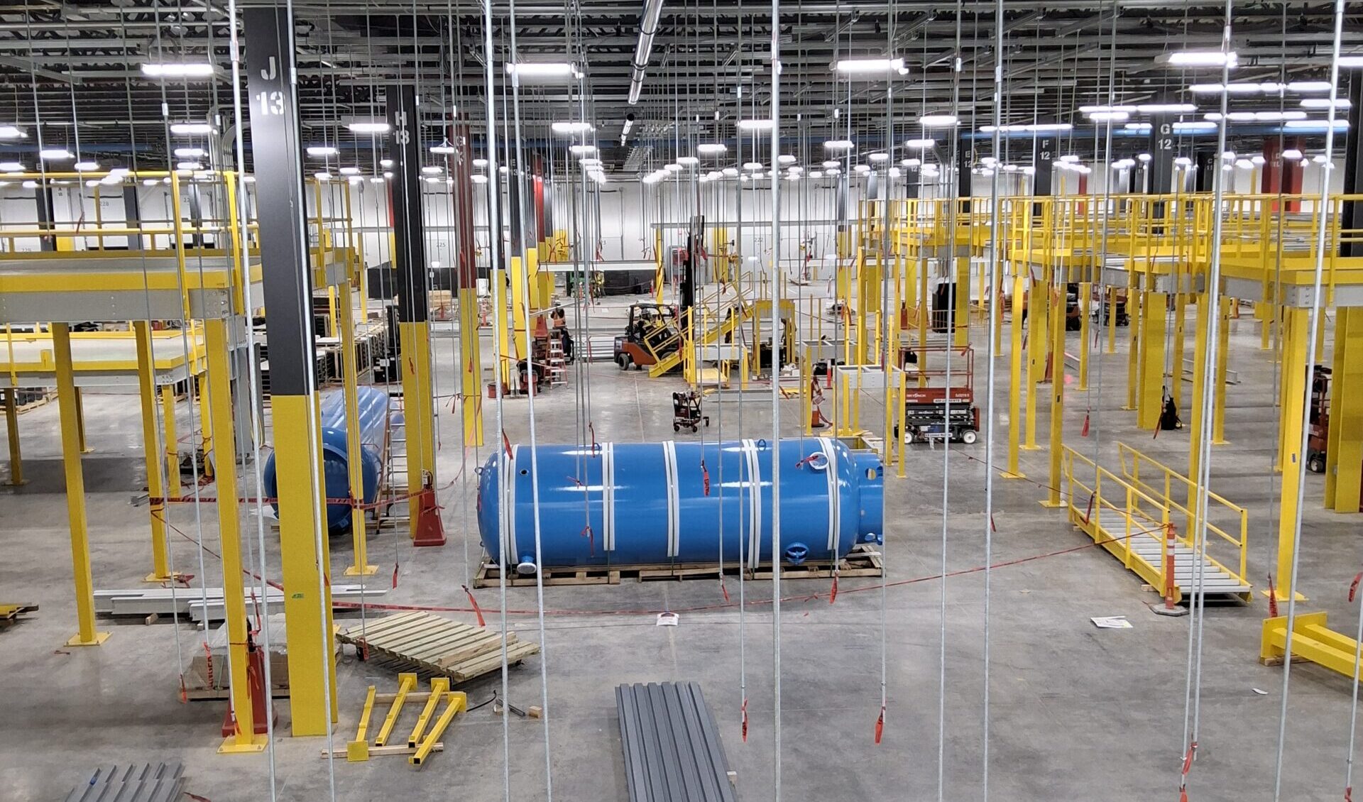 Figure 1: Project Eagle, a 650,000-square-foot sorting facility for a large online retailer. Courtesy: Jordan & Skala Engineers Inc.