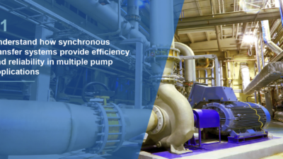 Synchronous transfer systems can boost efficiency in multiple pump applications. Courtesy: Eaton
