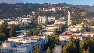 Aerial view of the University of California, Berkeley campus. Courtesy: stock.adobe.com