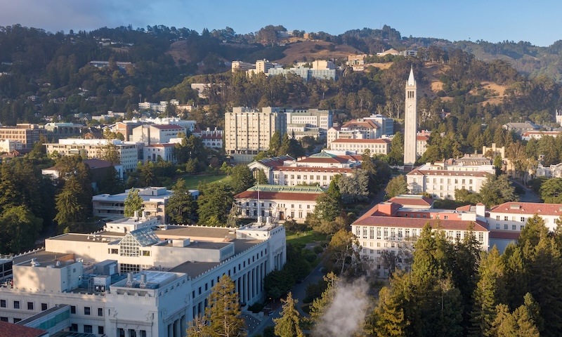Aerial view of the University of California, Berkeley campus. Courtesy: stock.adobe.com
