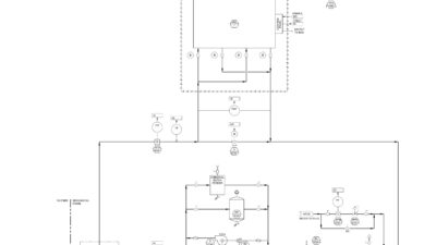 Figure 6: Project-applied system layout. Courtesy: Affiliated Engineers Inc.