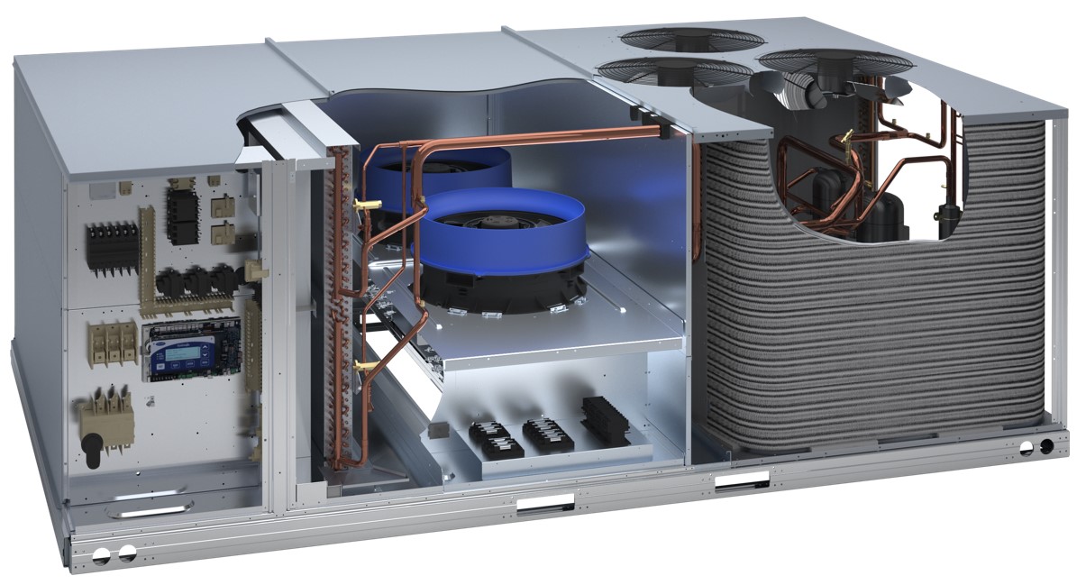 WeatherMaker 50FCQ Single Package Heat Pump Rooftop Series with EcoBlue