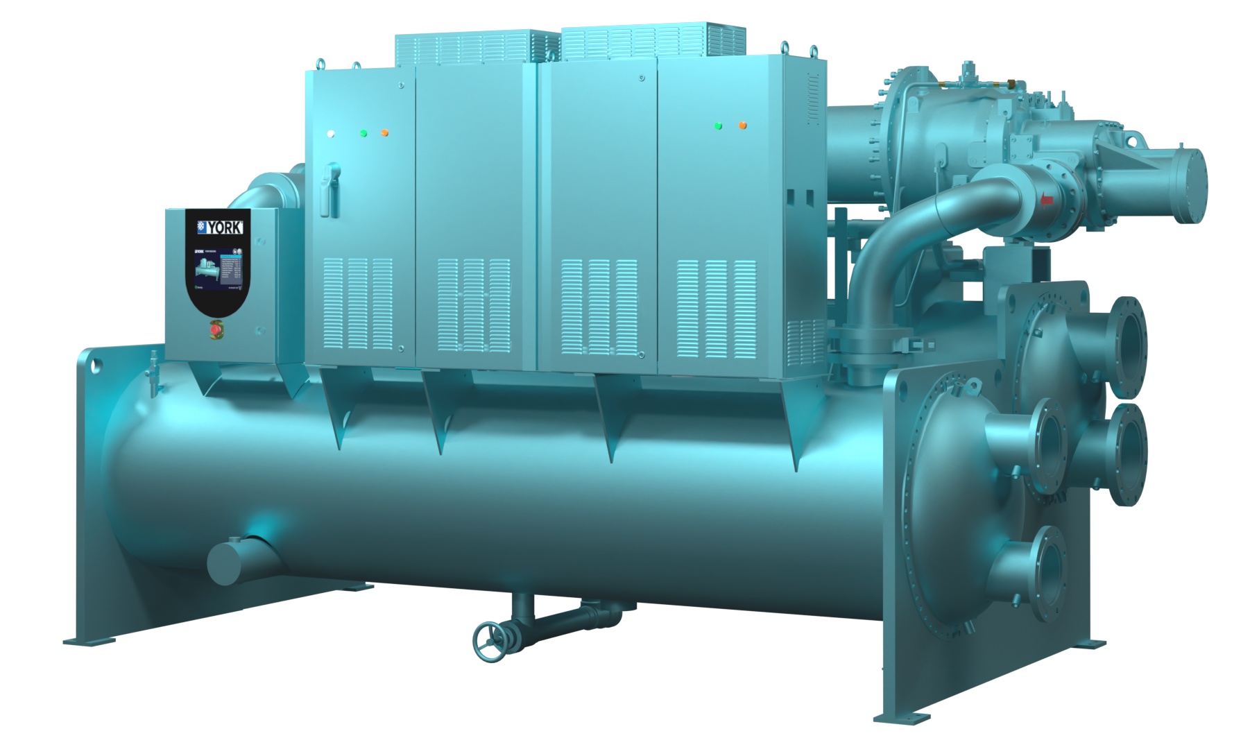 YORK YVWH watertowater dual variablespeed screw heat pump Consulting Specifying Engineer