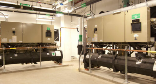 Figure 5: Shown is a heat recovery chiller. Courtesy: Peter Basso Associates Inc.