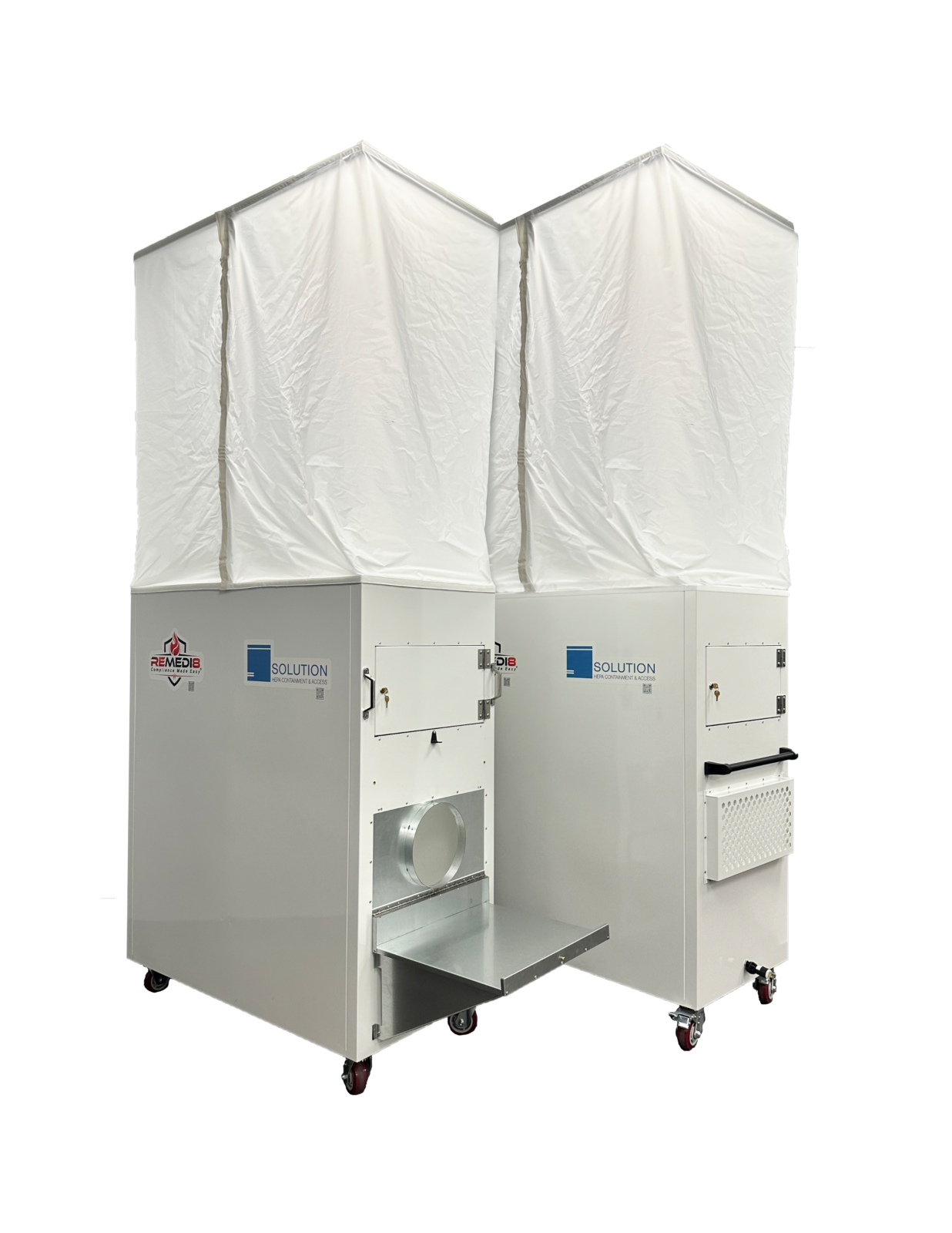 Mobile containment unit for infection control in the healthcare